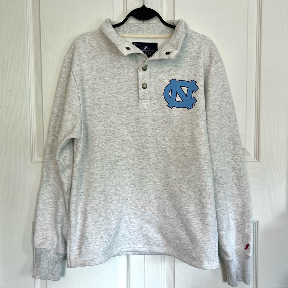 University of North Carolina Chapel Hill button up collar sweatshirt